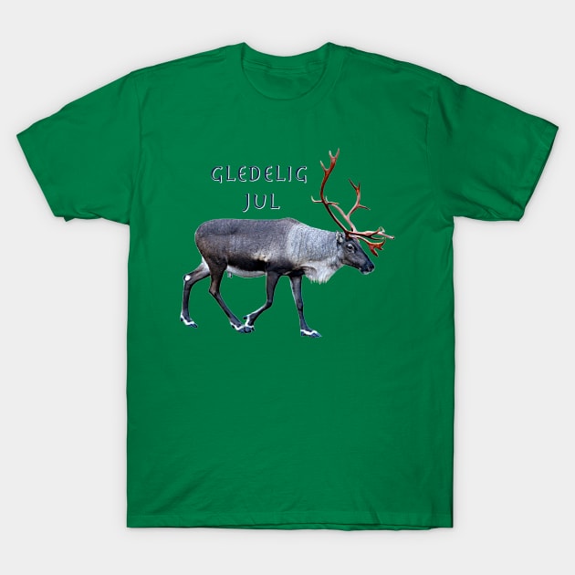 Gledelig Jul T-Shirt by FotoJarmo